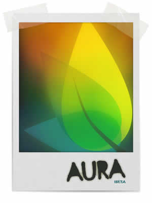 a polaroid with the AboutUs-leaf aura photo